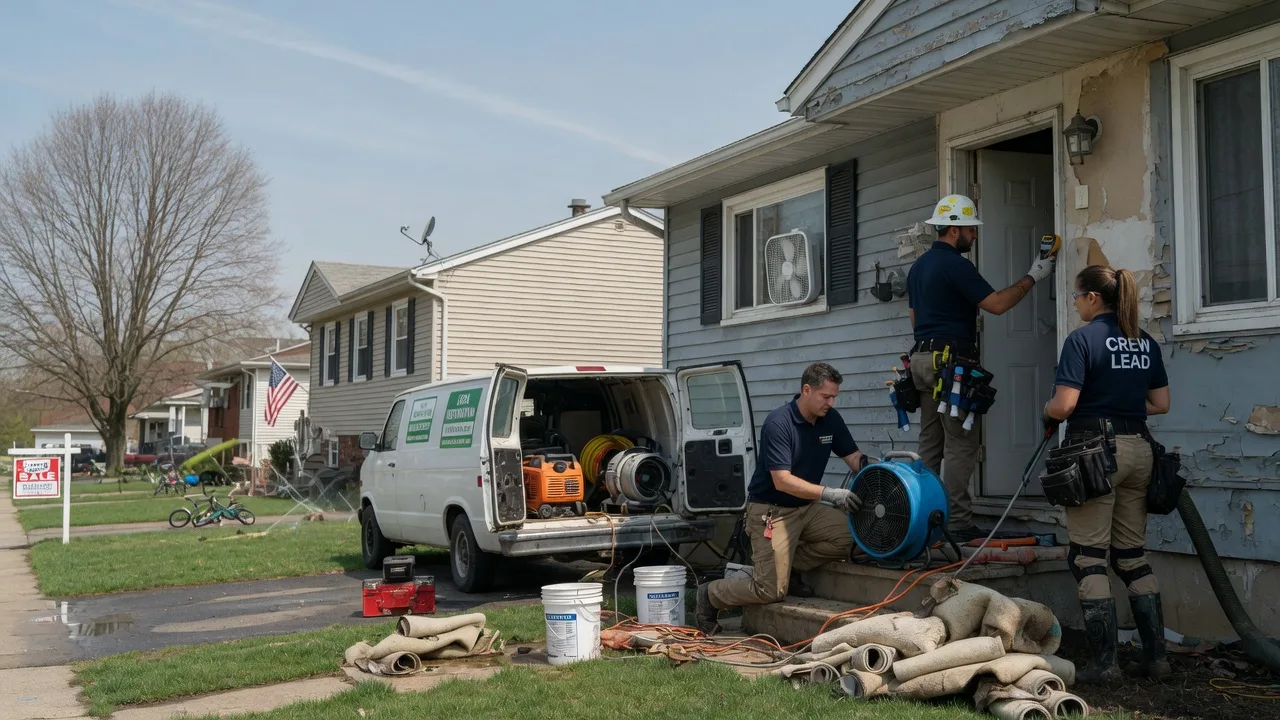Flood Cleanup in Woodville, OH near me
